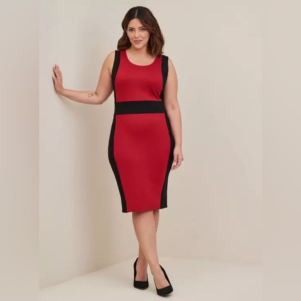 Torrid NWT Bodycon Colorblock Dress